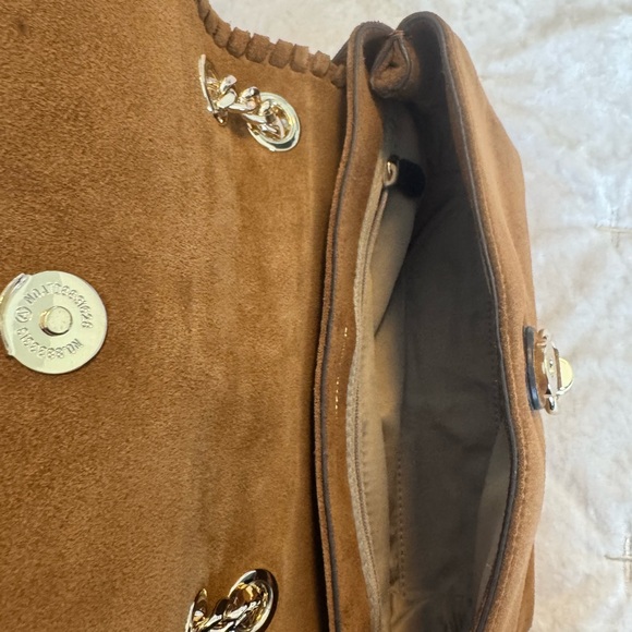 Rebecca Minkoff Brown Suede Chain Bag - Picture 7 of 8
